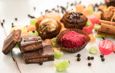 Appetizing sweet  background