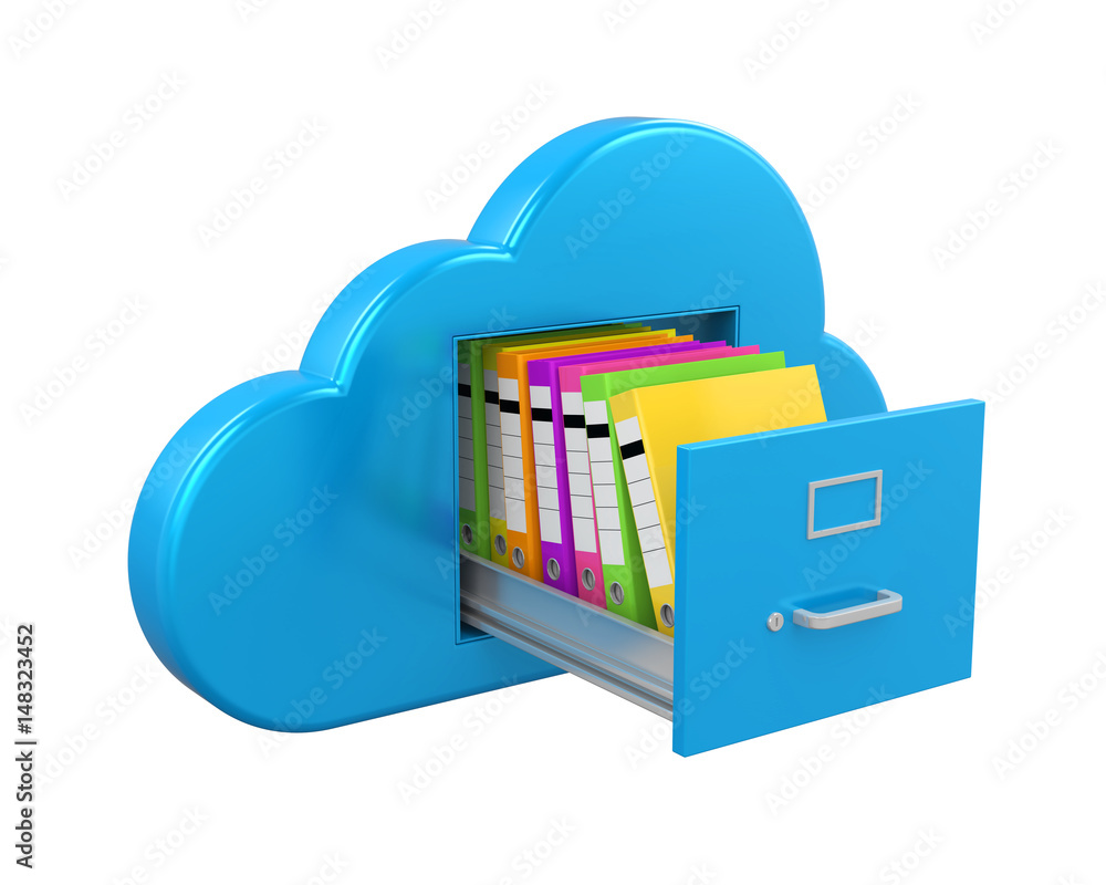 Poster cloud computing file storage