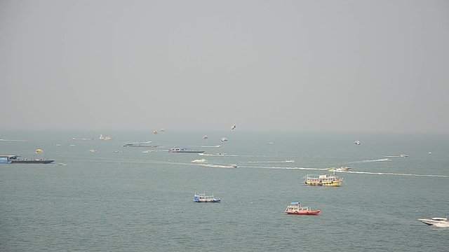 Traffic in the sea, Thailand