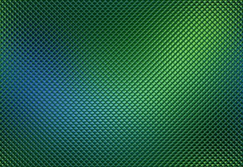 Blue and green mosaic