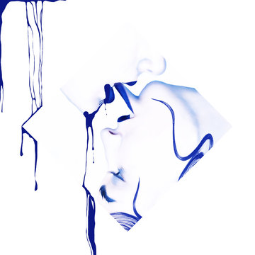 Blue faces