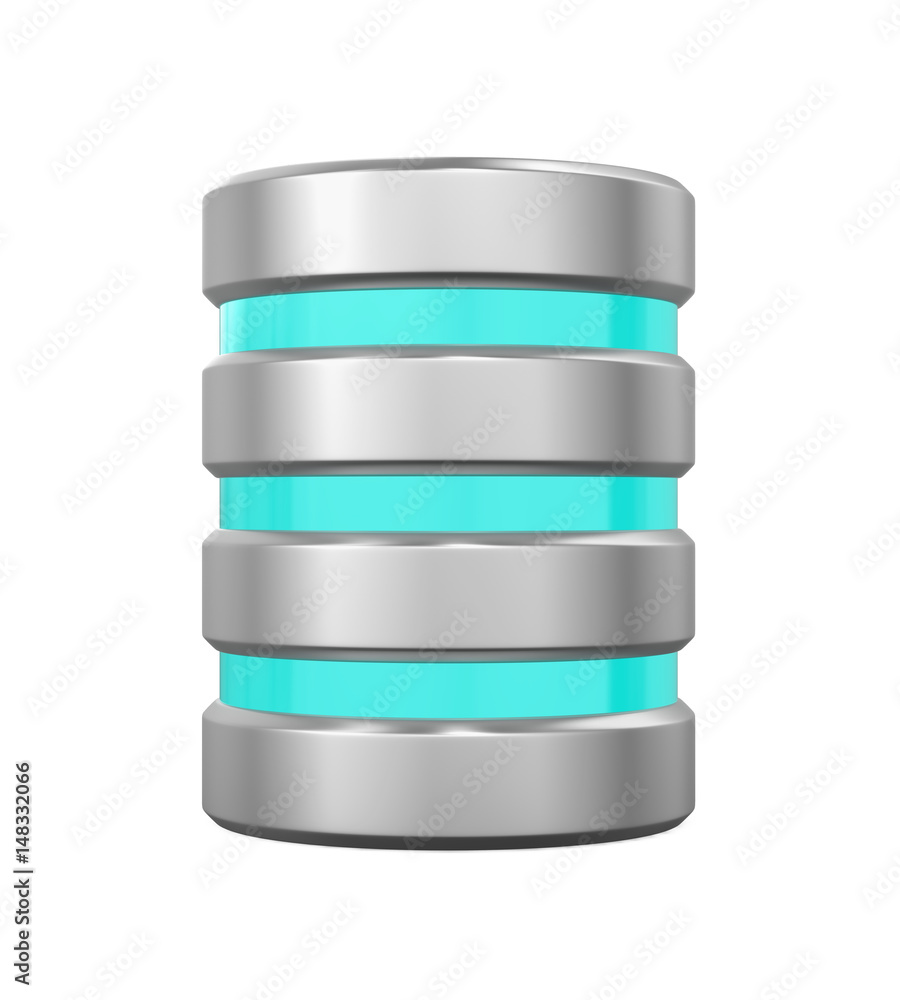 Poster database icon isolated