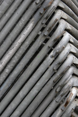 Stacked temporary railings