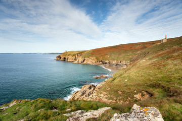 Rinsey Head on the Cornish Coast