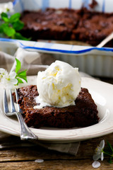 microwave chocolate  brownies