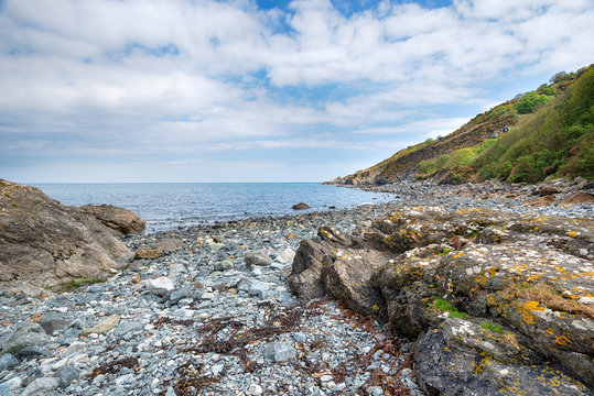 Porthallow Beach in Cornwall