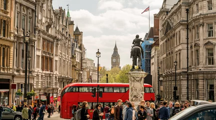 Gordijnen London Trafalgar Square © engel.ac