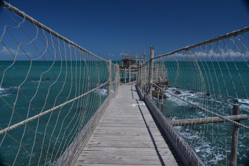 Fototapeta premium fishing house in the Adriatic sea