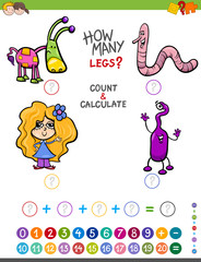 count ant add activity for kids