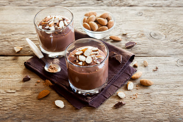 Chocolate Mousse with Almond