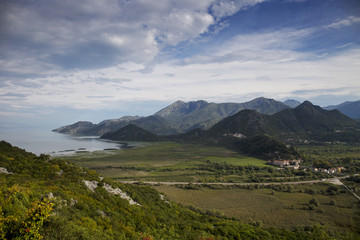 Obraz premium Beautiful landscape,Skadar lake national park in Montenegro