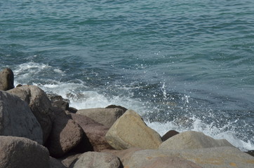 Serangan beach, Bali, Indonesia. Popular surf spot