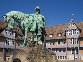 Wolfenbüttel - Herzog August Reiterdenkmal, Deutschland