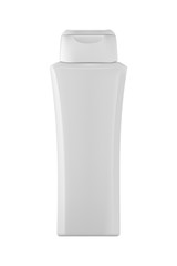 Isolated shampoo bottle on white background. 3D illustartion.