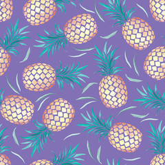 Tropisches Ananas Muster