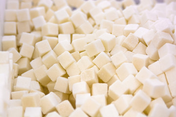 Sugar lumps for background texture