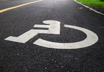 disabled lane