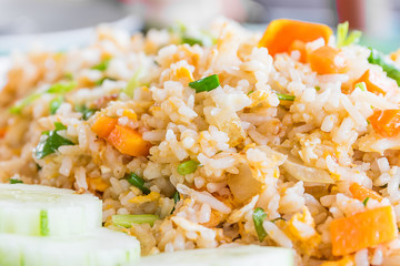 Delicious fried rice thai style