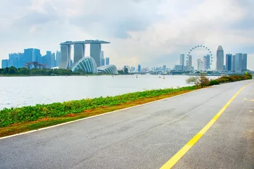 Papier Peint photo autocollant Singapour Singapore skyline