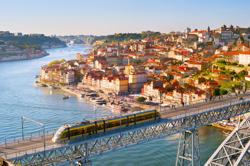 Porto overview at sunset, Portugal © joyt