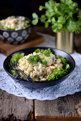 Traditional Russian salad 