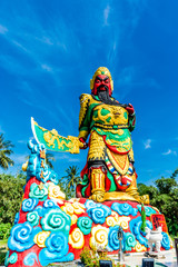The Statue of Guan Yu in Phuket, Thailand