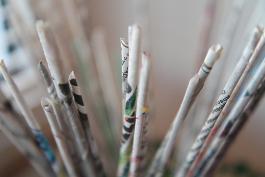 the tube from the Newspapers