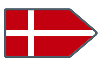 Obraz premium Drapeau du Danemark
