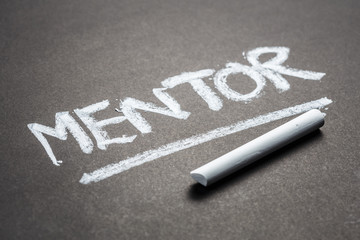 Fototapeta premium Mentor Chalkboard
