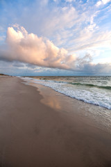 Abendliche Nordseeküste