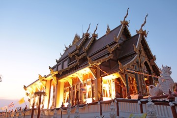 Obraz premium Wat Tha Mai temple.Samut Sakhon in Thailand.