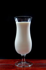 Pink milk