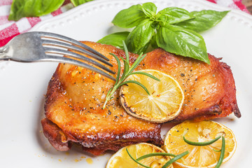 Roast chicken, Roast Chicken row,