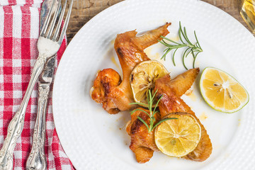buffalo chicken wings with beer