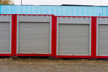 street wall background ,Industrial background, empty grunge urban street with warehouse brick wall