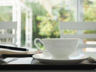  cup for drinking water in coffee shop