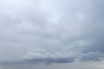 Large grey clouds