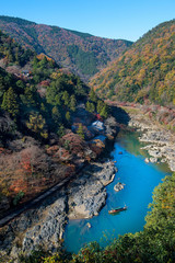 Hozugawa River boat ride, Arashiyama, Kyoto, Japan - 148472461