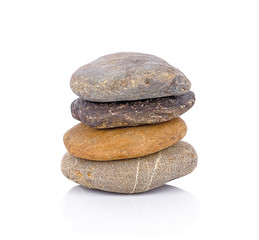 Rocks isolated on white