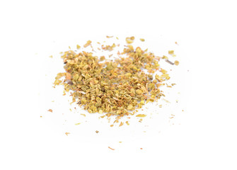 oregano isolated on white background,closeup