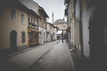 View of the historic centre of Sarajevo - Bosnia and Herzegovina