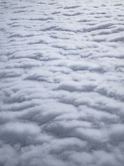 Clouds shot from above.
