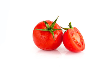 Tomato isolated on white background