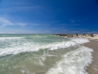 Nordseestrand im Sommer