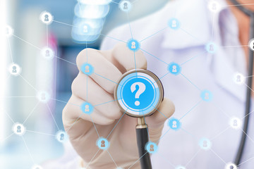 Doctor virtual network to answer questions.