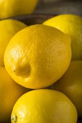 Raw Organic Yellow Lemons