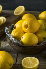 Raw Organic Yellow Lemons