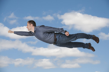 Falling or Flying Man