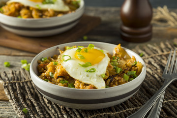 Homemade Korean Kimchi Fried Rice