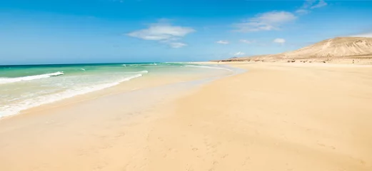 Foto auf Acrylglas Strand Sotavento, Fuerteventura, Kanarische Inseln sotavento